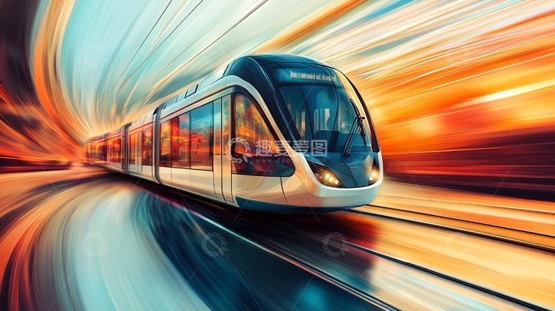 高清大图下载【趣麦麦图】地铁交通轨道交通1