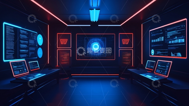 高清大图下载【趣麦麦图】宇宙飞船控制室8