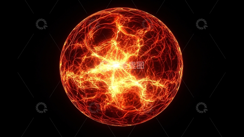 高清大图下载【趣麦麦图】等离子体球笼
