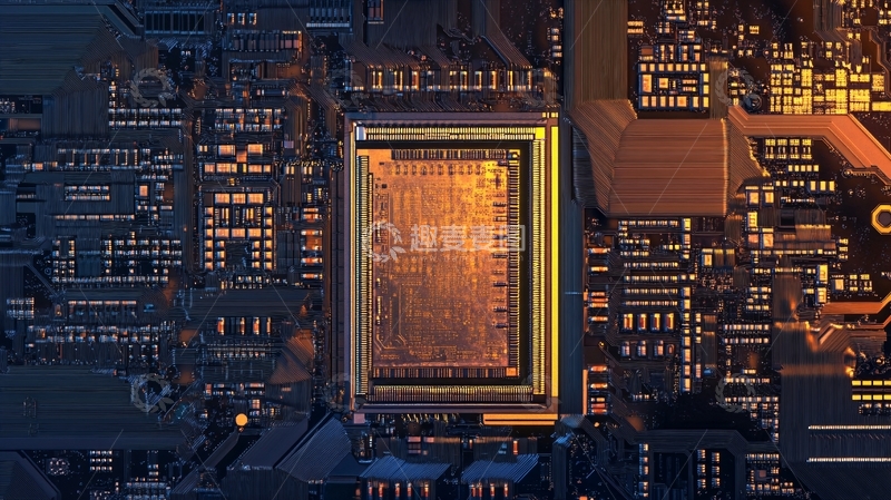 高清大图下载【趣麦麦图】芯片产业