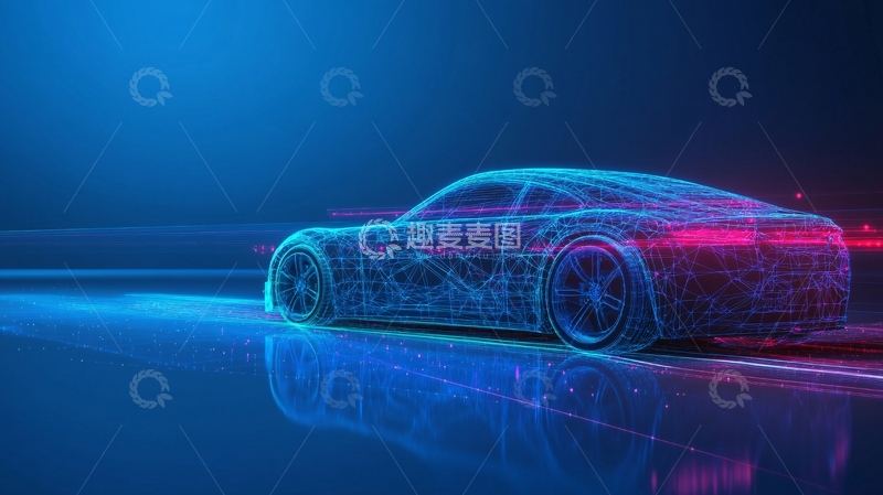 高清大图下载【趣麦麦图】汽车科技背景38