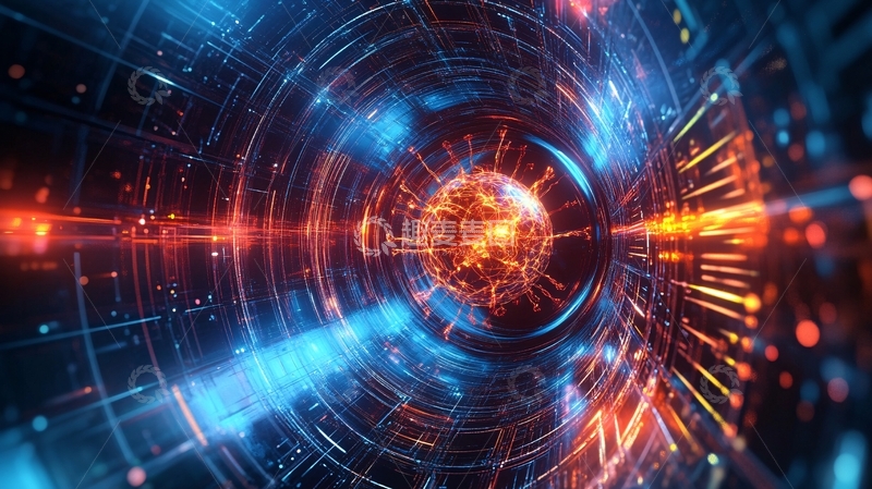 高清大图下载【趣麦麦图】炫酷科技感背景1