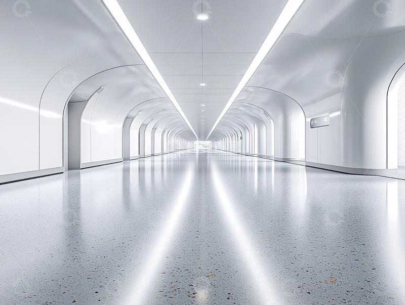 高清大图下载【趣麦麦图】大型通道走廊背景5