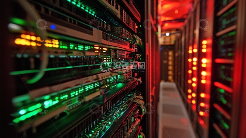 高清大图下载【趣麦麦图】服务器过道10