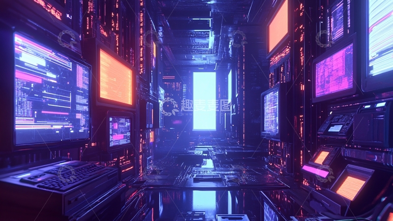 高清大图下载【趣麦麦图】飞船控制室3
