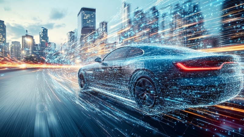 高清大图下载【趣麦麦图】车展科技背景13