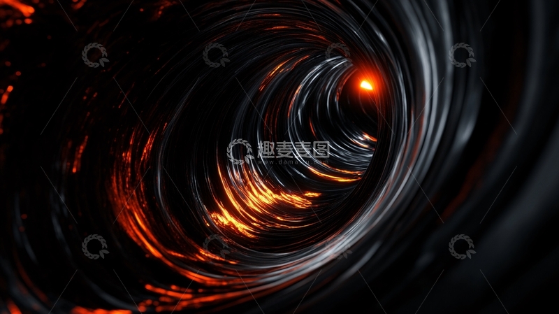 高清大图下载【趣麦麦图】旋涡线条汇聚