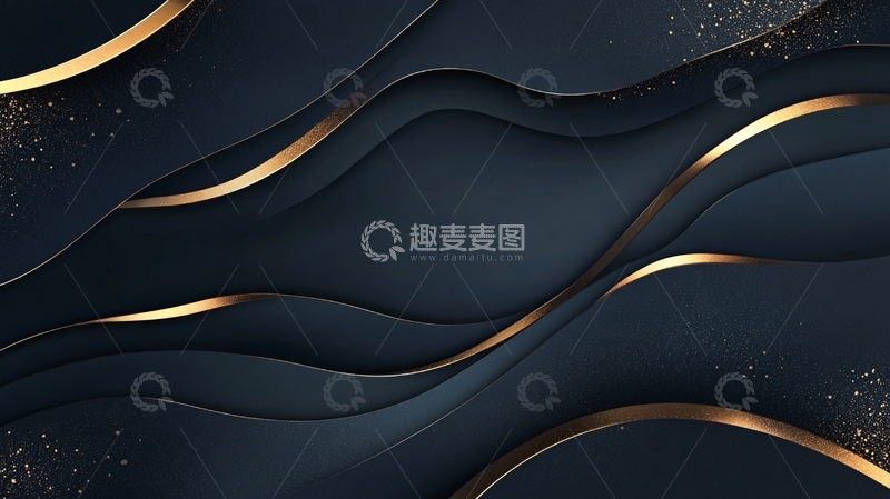 高清大图下载【趣麦麦图】奢华流金背景