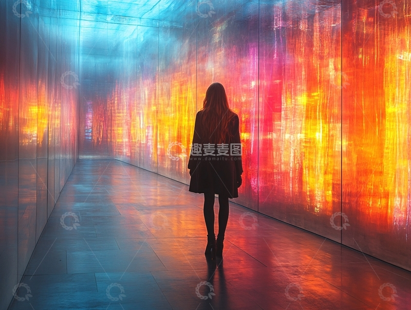 高清大图下载【趣麦麦图】光立方装置艺术