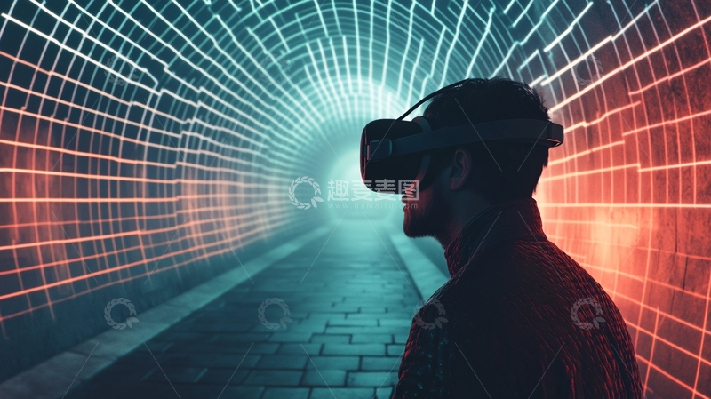 高清大图下载【趣麦麦图】沉浸式技术1