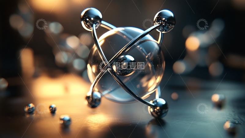 高清大图下载【趣麦麦图】立体金属质感球体6