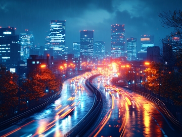 都市雨夜11