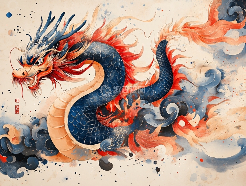 高清大图下载【趣麦麦图】龙年插画合集4