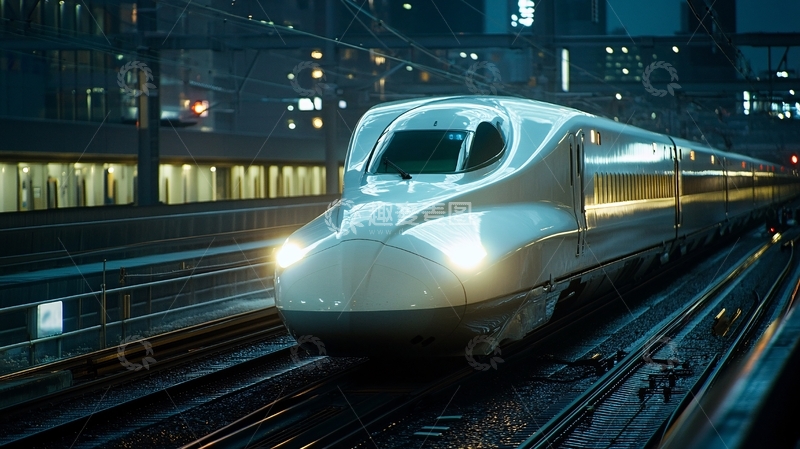 高清大图下载【趣麦麦图】日本高速铁路1