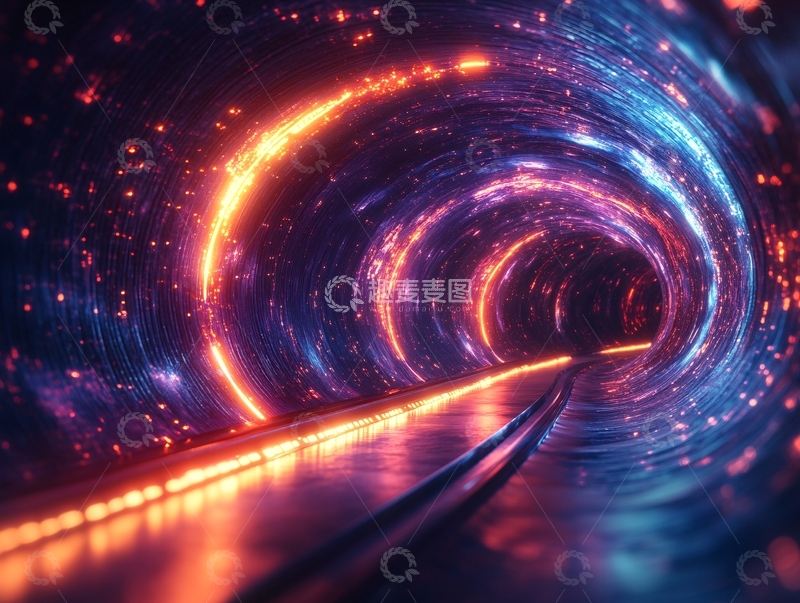 高清大图下载【趣麦麦图】时光隧道设计22