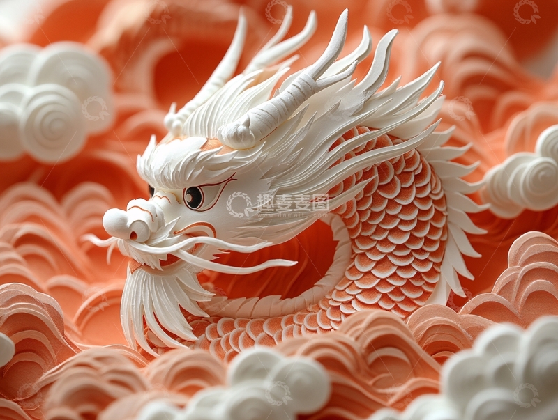 高清大图下载【趣麦麦图】龙年建模11