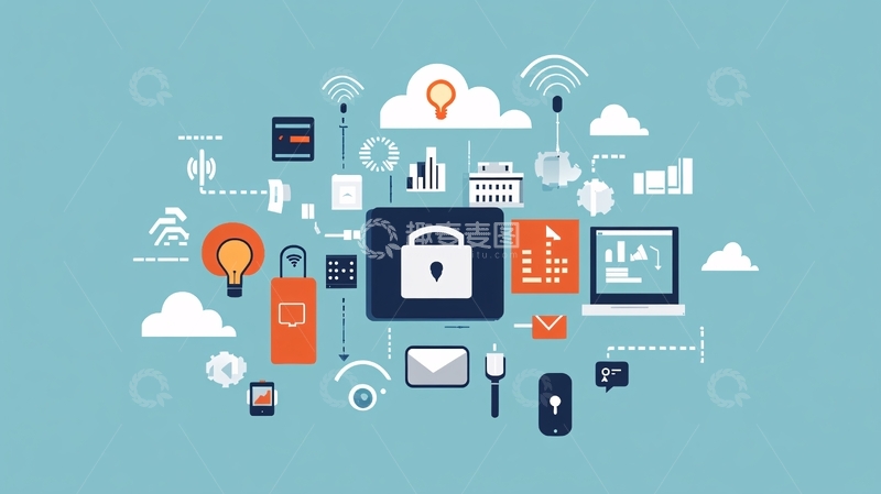 高清大图下载【趣麦麦图】网络安全素材