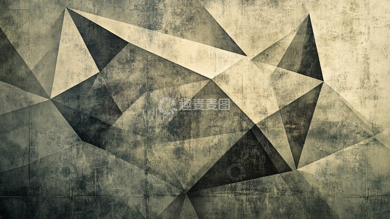 高清大图下载【趣麦麦图】高清金色几何背景墙3