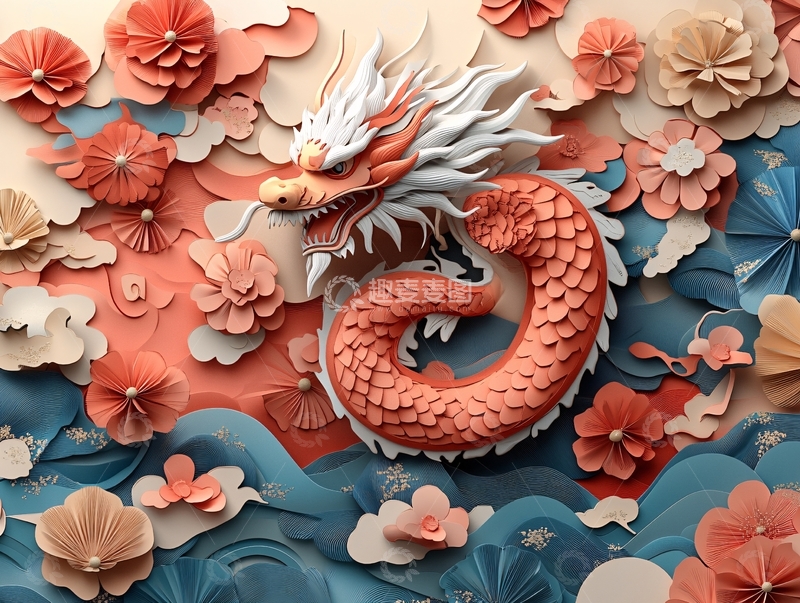 高清大图下载【趣麦麦图】龙年包装插画30