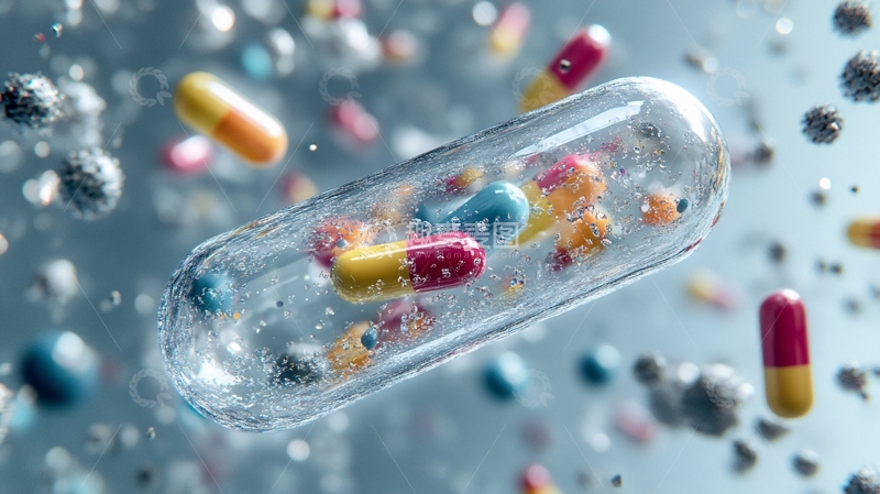 高清大图下载【趣麦麦图】抗生素医药