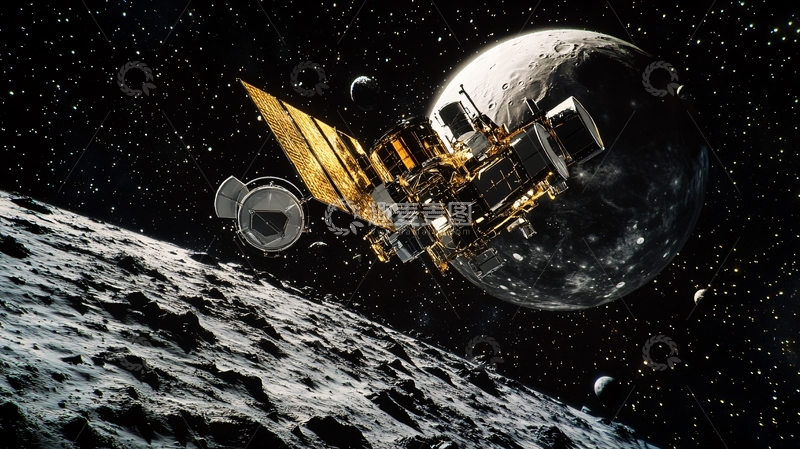 高清大图下载【趣麦麦图】月球探测器2