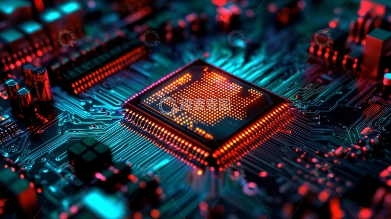 高清大图下载【趣麦麦图】芯片科技集成电路95