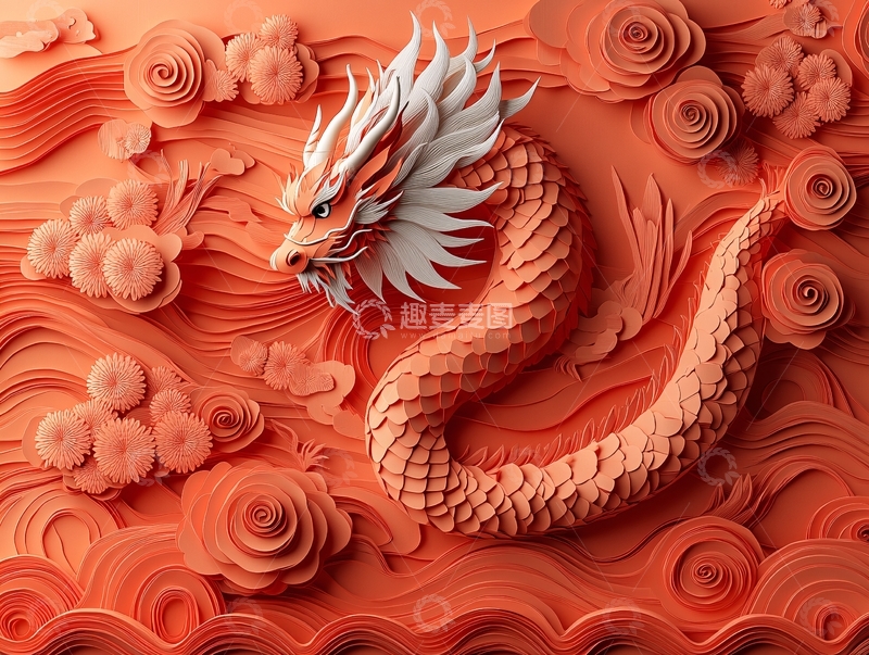 高清大图下载【趣麦麦图】龙年包装插画39