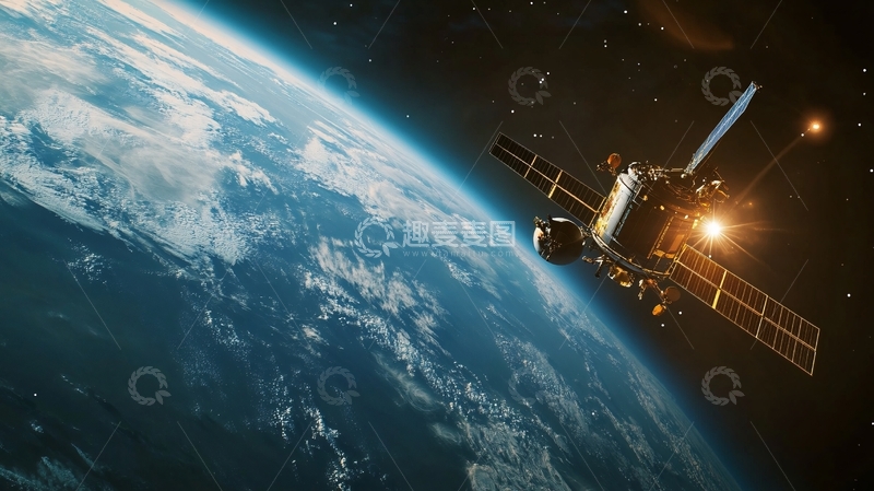 高清大图下载【趣麦麦图】流动卫星传输