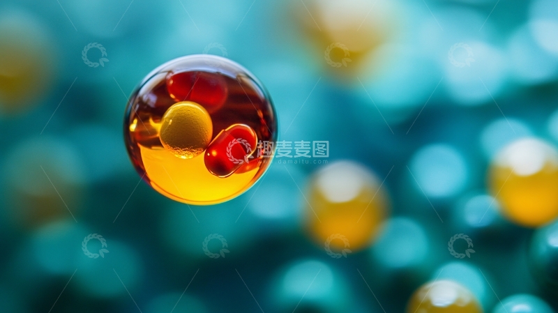 高清大图下载【趣麦麦图】油珠微距特写4