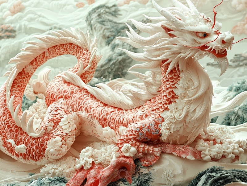 高清大图下载【趣麦麦图】龙年建模18