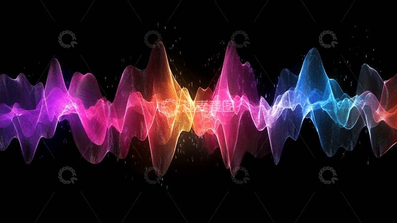 高清大图下载【趣麦麦图】创意声波