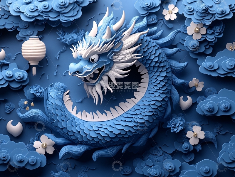 高清大图下载【趣麦麦图】龙年包装插画63