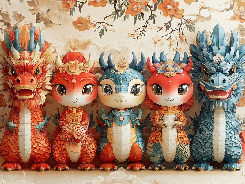 文创龙年吉祥物