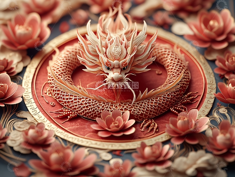 高清大图下载【趣麦麦图】龙年建模20