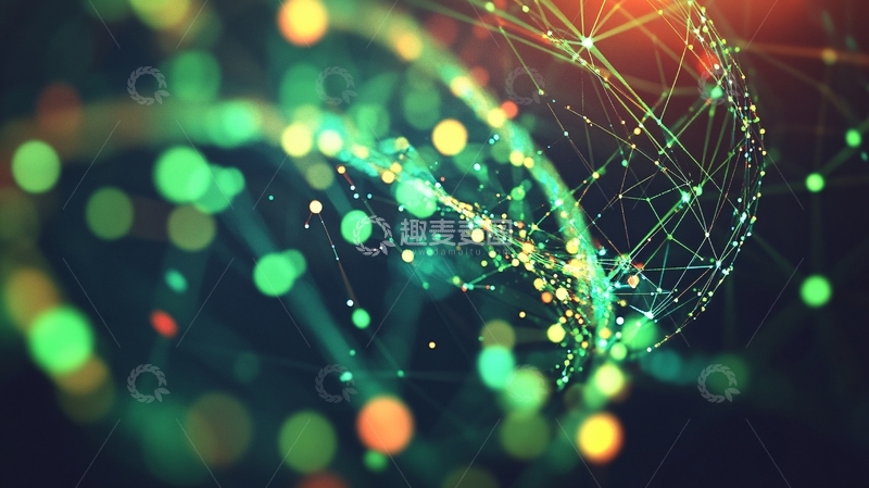 高清大图下载【趣麦麦图】科技点线4