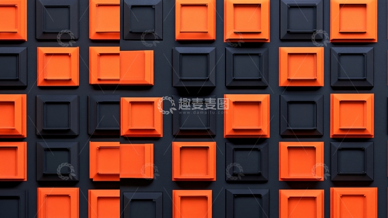 高清大图下载【趣麦麦图】巧克力形状墙面