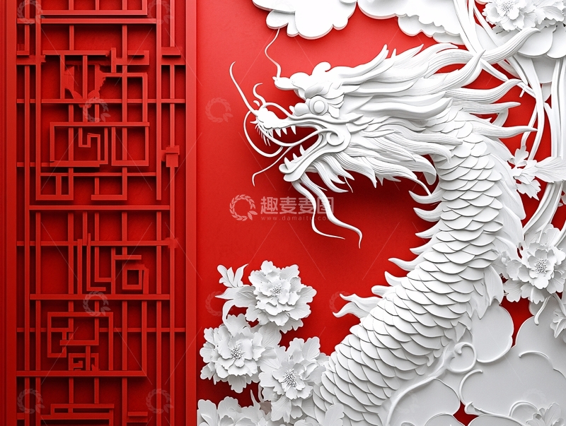 高清大图下载【趣麦麦图】龙年包装插画69