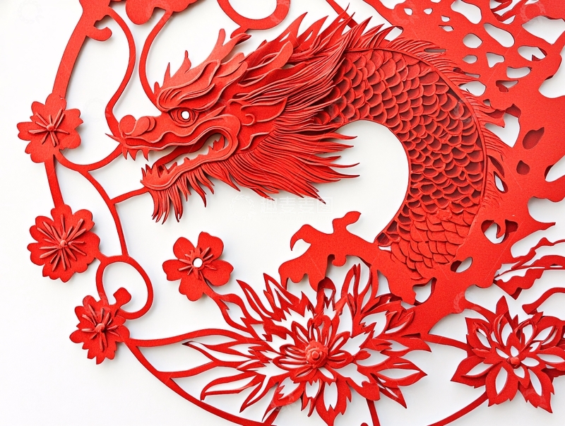高清大图下载【趣麦麦图】春节花饰与剪纸艺术