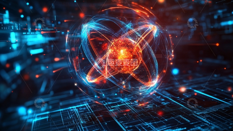 高清大图下载【趣麦麦图】核聚变示意图