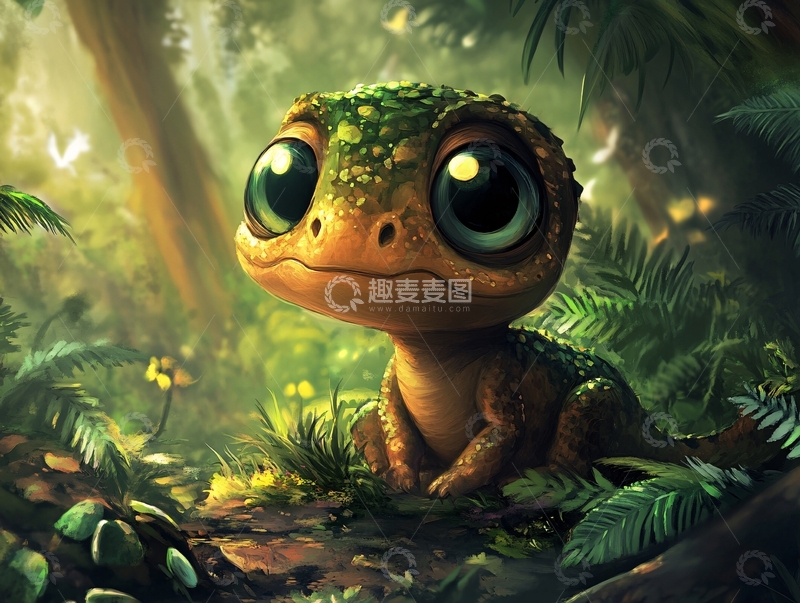 呆萌小恐龙形象26