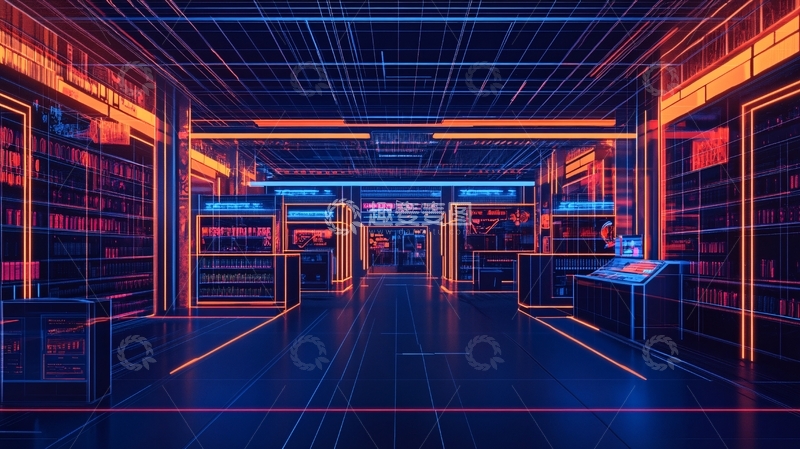 高清大图下载【趣麦麦图】科幻图书馆1