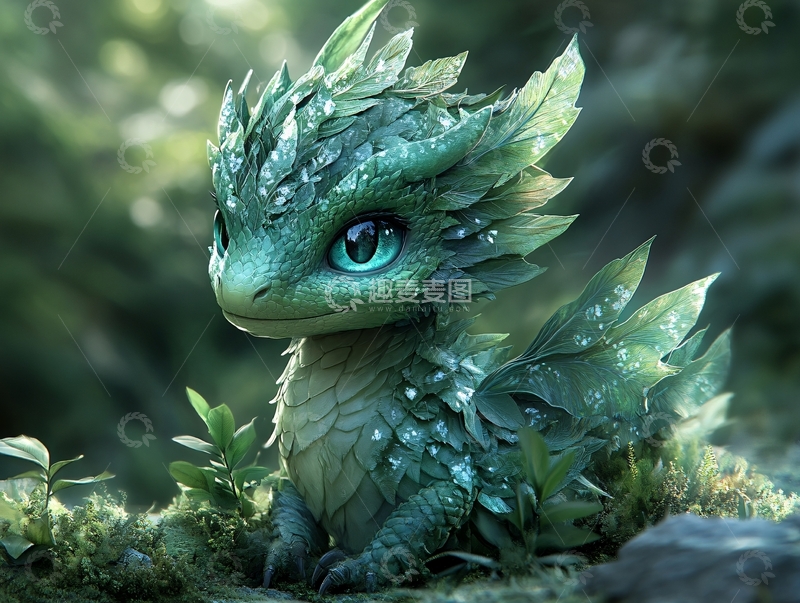 高清大图下载【趣麦麦图】森林龙爪植物图