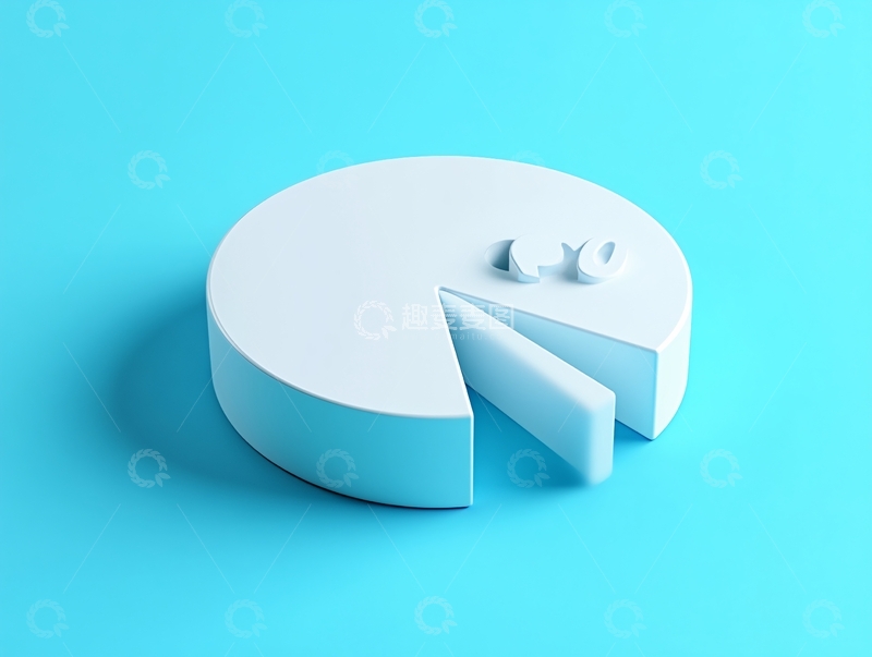 高清大图下载【趣麦麦图】立体饼状图2