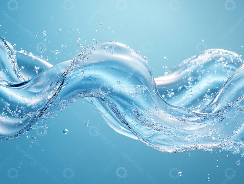 高清大图下载【趣麦麦图】水波曲线水浪软包波浪