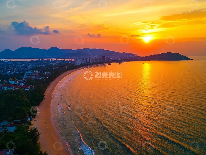 高清大图下载【趣麦麦图】航拍陵水