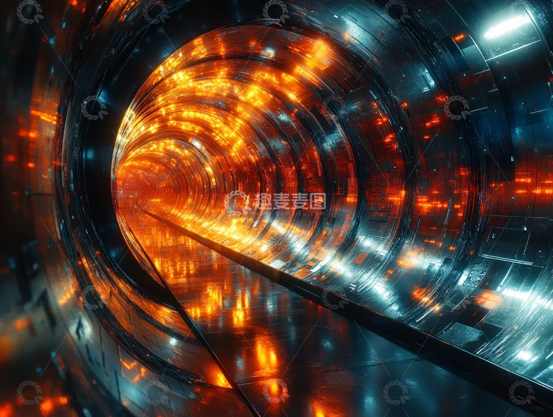 高清大图下载【趣麦麦图】科技感隧道65
