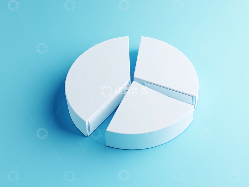 高清大图下载【趣麦麦图】立体饼状图1