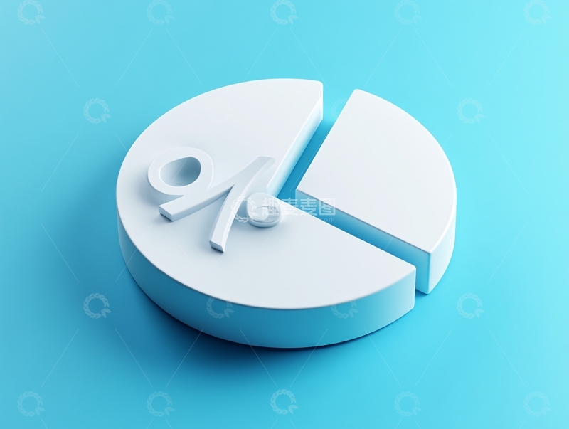 高清大图下载【趣麦麦图】立体饼状图