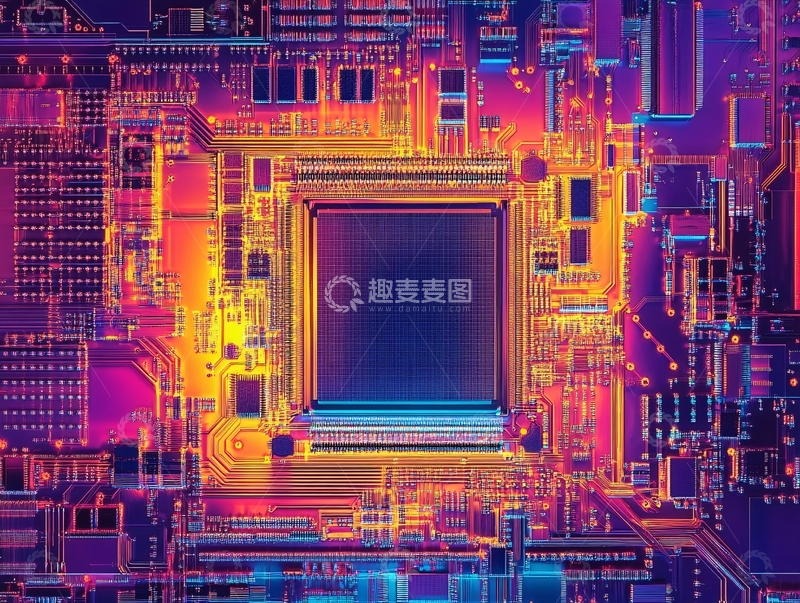 高清大图下载【趣麦麦图】芯片产业2