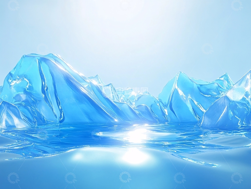 高清大图下载【趣麦麦图】冰山图片